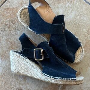 Bettye Muller suede espadrille wedges